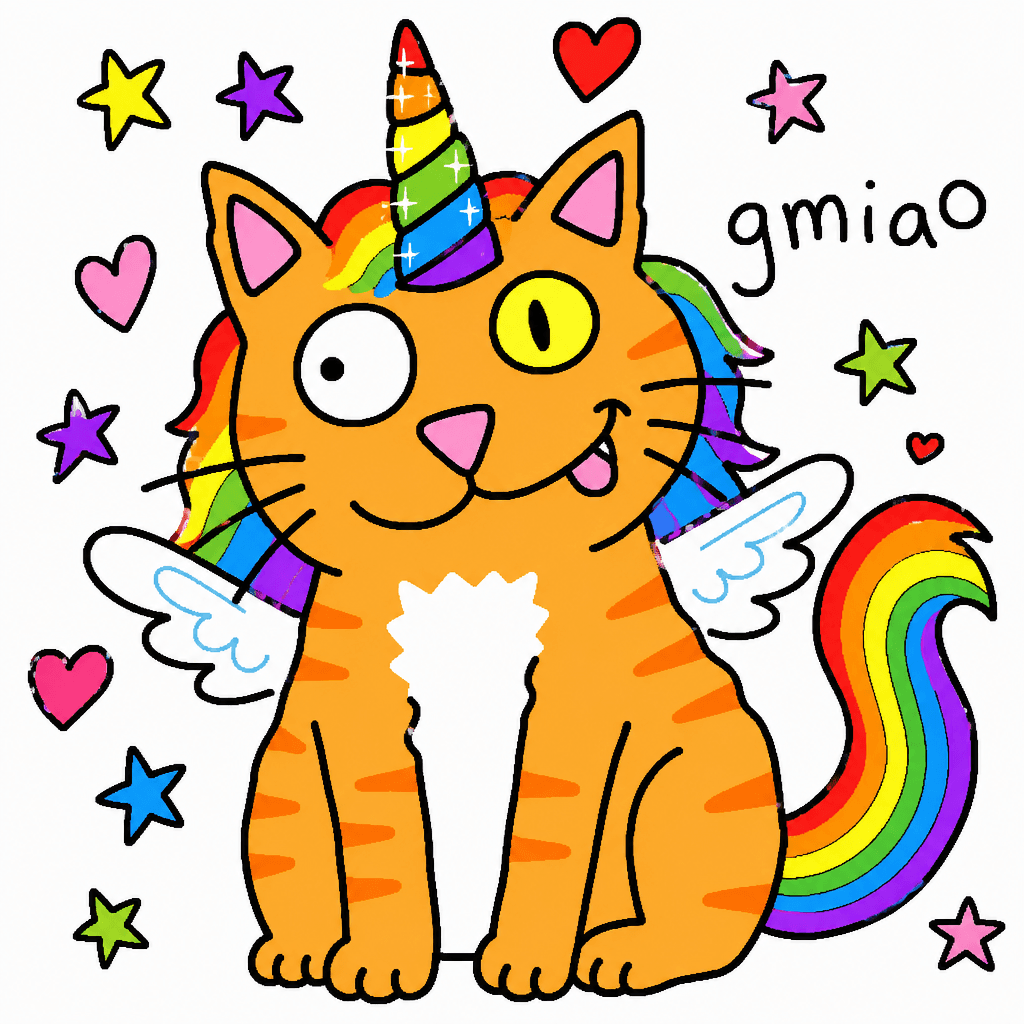 gmiao 独角兽橘猫，正在说 gm 喵